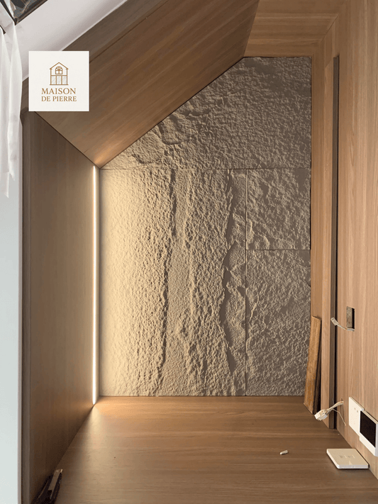 Tấm đá PU - Pu Stone panel - Maison De Pierre