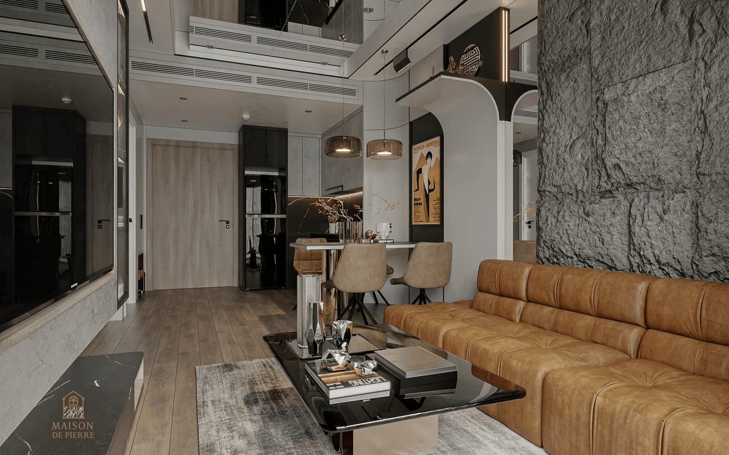 Tấm ốp đá PU cách nhiệt cao cấp - Maison De Pierre