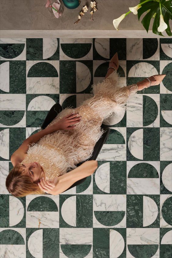 Đá lát sàn nghệ thuật cao cấp - MOSAIC LUXE - Maison De Pierre