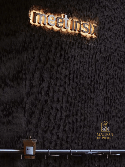 Đá texture chảy nước - Maison De Pierre