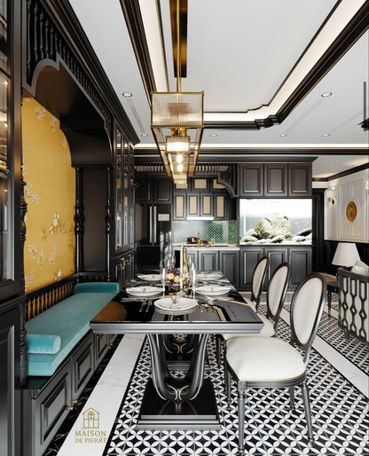 Gạch bông cao cấp cổ điển - CLASSIC HIGH - CLASS ENGRAVING TILES - Maison De Pierre