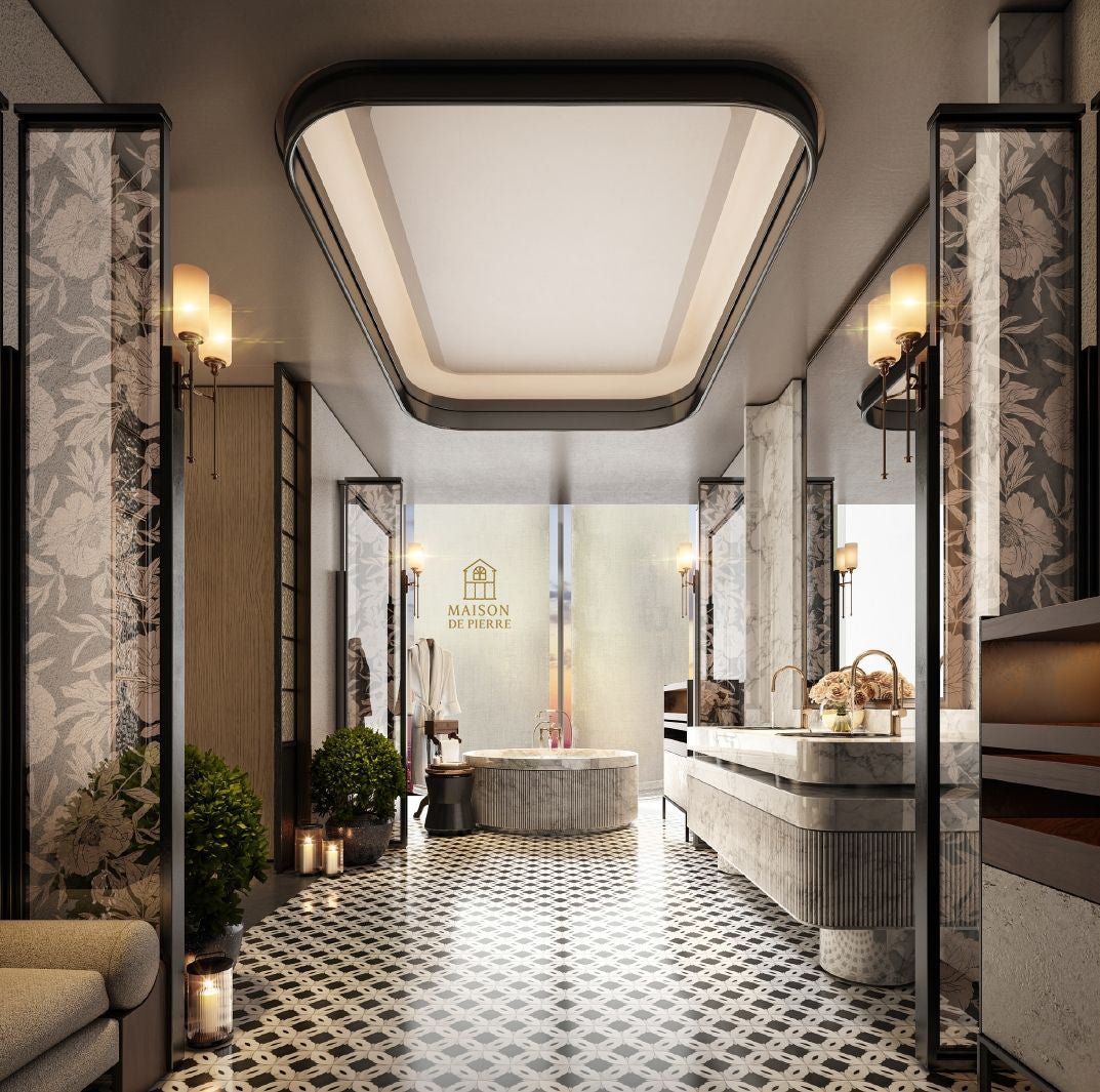 Gạch bông cổ điển nghệ thuật cao cấp _ High - class classic art tiles - Maison De Pierre