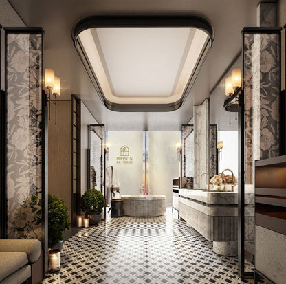 Gạch bông cổ điển nghệ thuật cao cấp _ High - class classic art tiles - Maison De Pierre