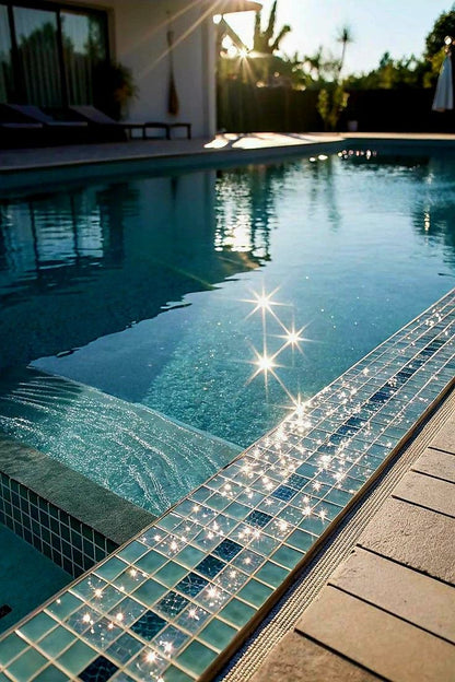 Gạch Mosaic bể bơi - Maison De Pierre