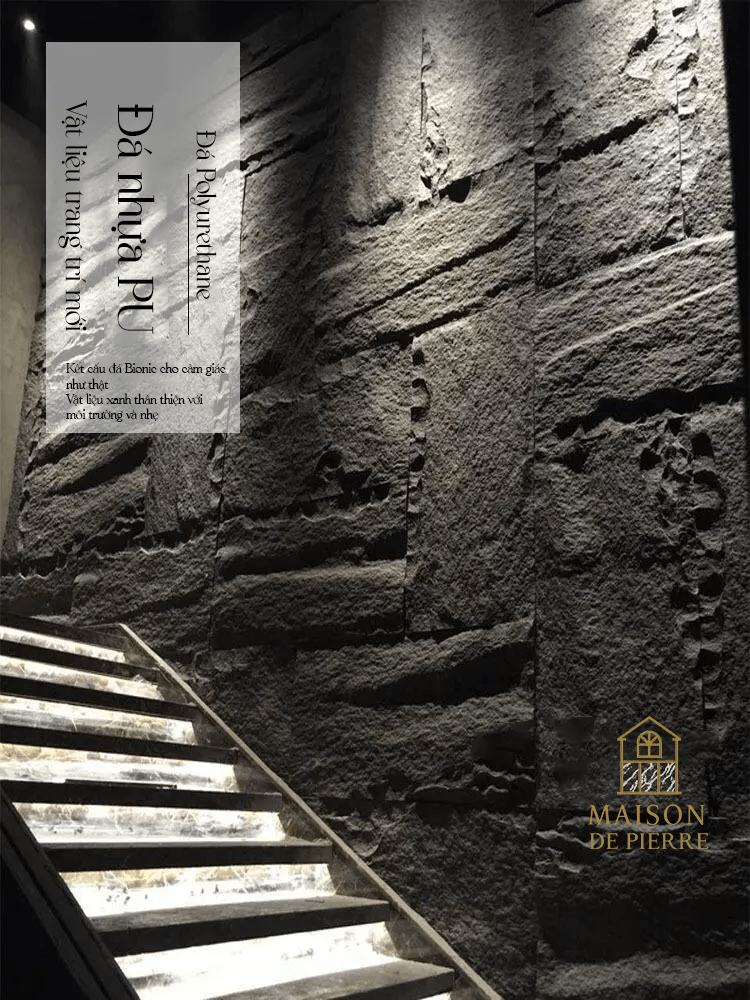PU Stone – Tấm Nhựa Giả Đá Cao Cấp - Maison De Pierre