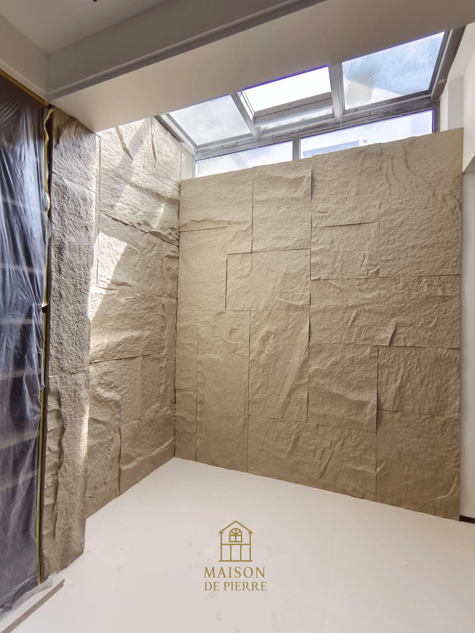 Tấm đá PU - Pu Stone panel - Maison De Pierre