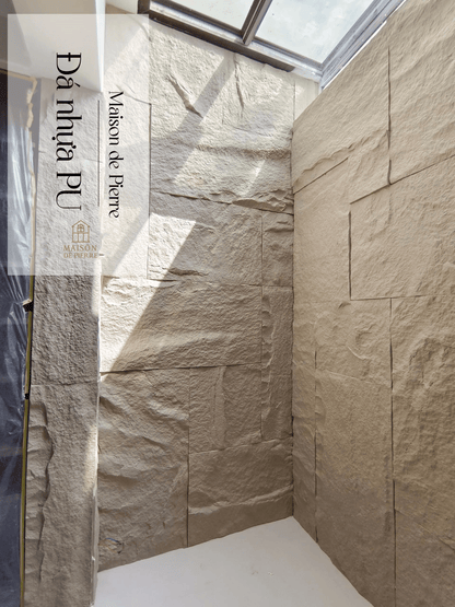 Tấm đá PU - Pu Stone panel - Maison De Pierre