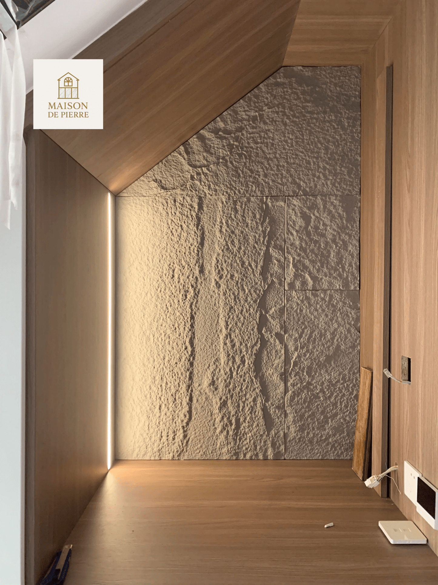 Tấm đá PU - Pu Stone panel - Maison De Pierre