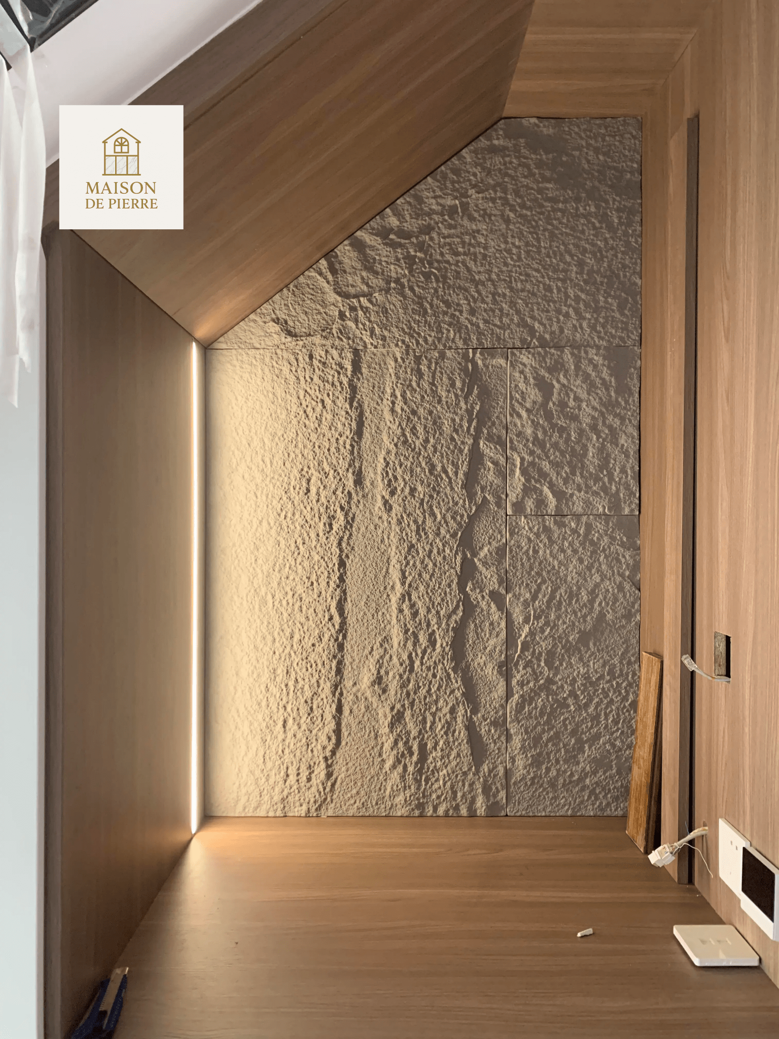 Tấm đá PU - Pu Stone panel - Maison De Pierre