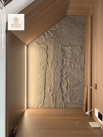Tấm đá PU - Pu Stone panel - Maison De Pierre