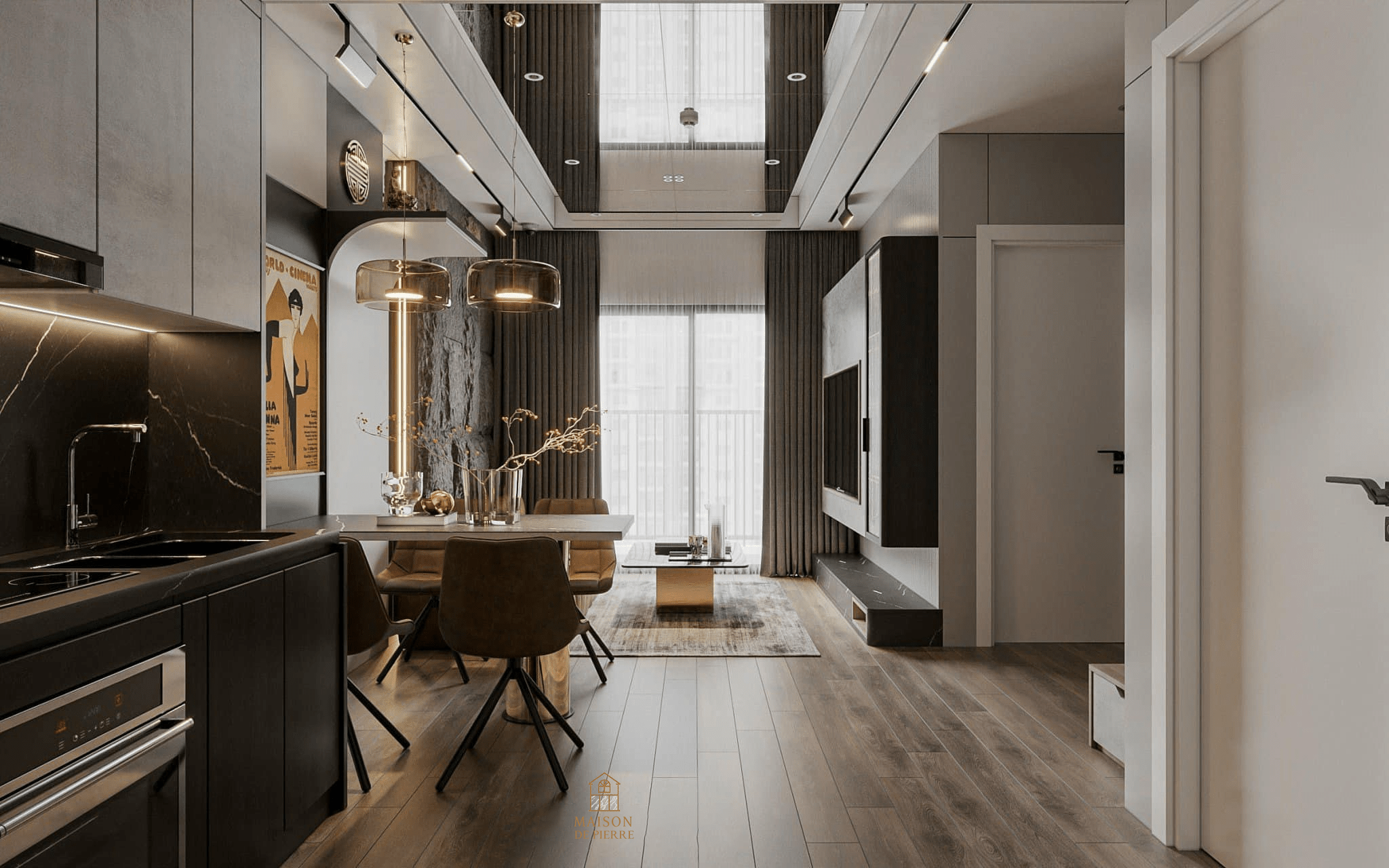 Tấm ốp đá PU cách nhiệt cao cấp - Maison De Pierre